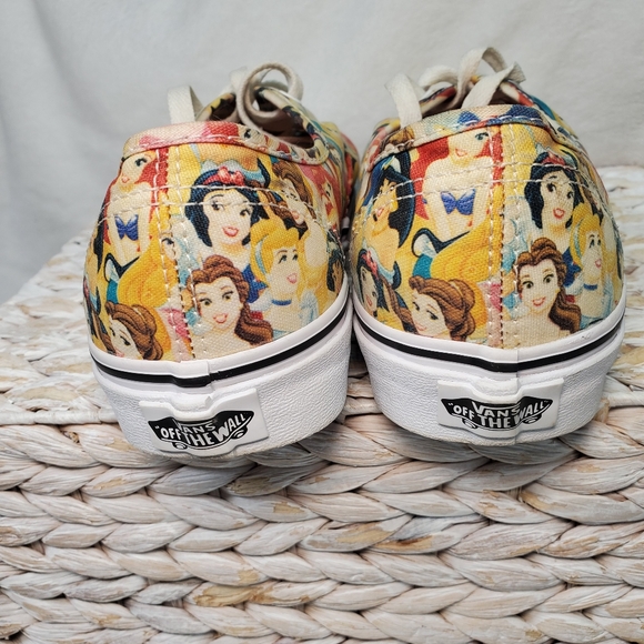 Vans Disney Authentic Multi Princesses Shoes Sneakers Women's Size 8 - Picture 4 of 7
